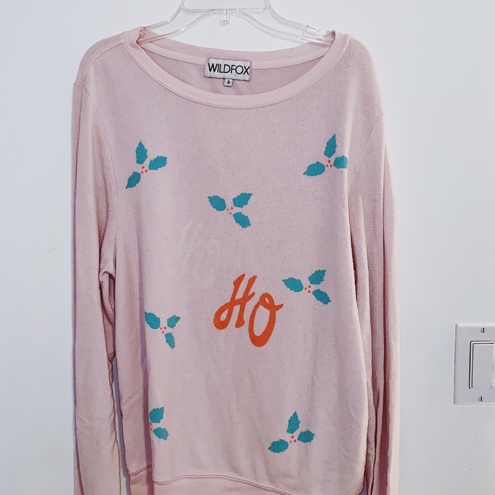 Small Wildfox Christmas Pink Small Sweatshirt